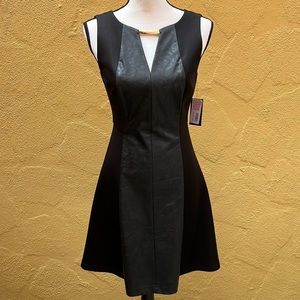 Vince Camuto A line black dress NWT